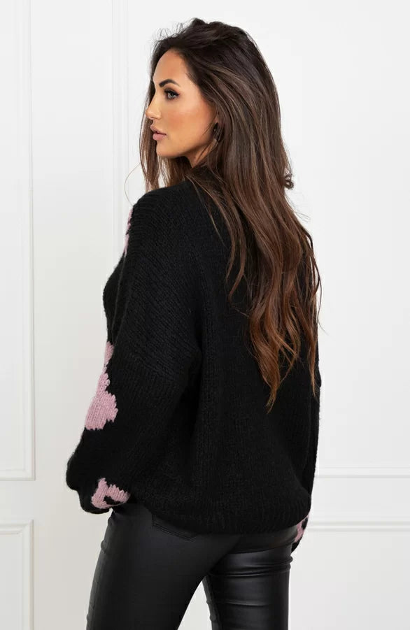 Lune London | Floral Design Black/Beige