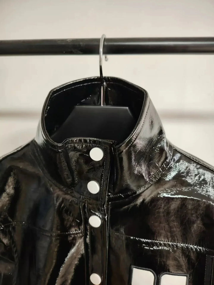 Lune London | Classic PU leather jacket - Short biker jacket