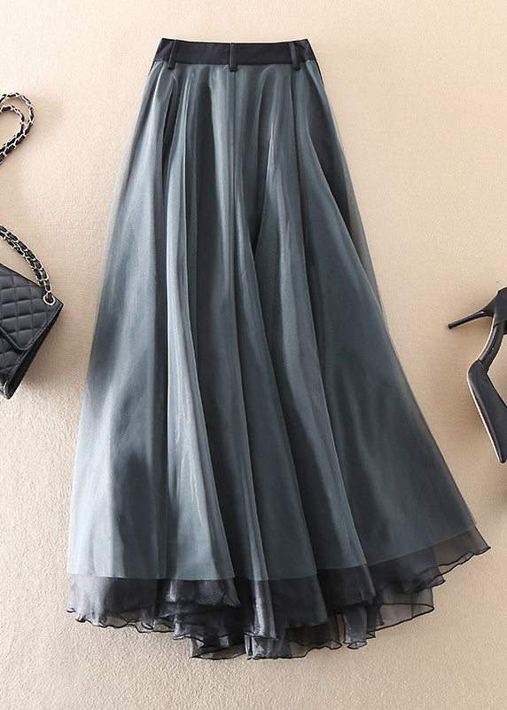 Lune London | High Waist Long Mesh Skirt