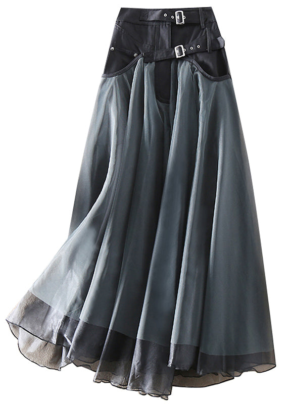 Lune London | High Waist Long Mesh Skirt