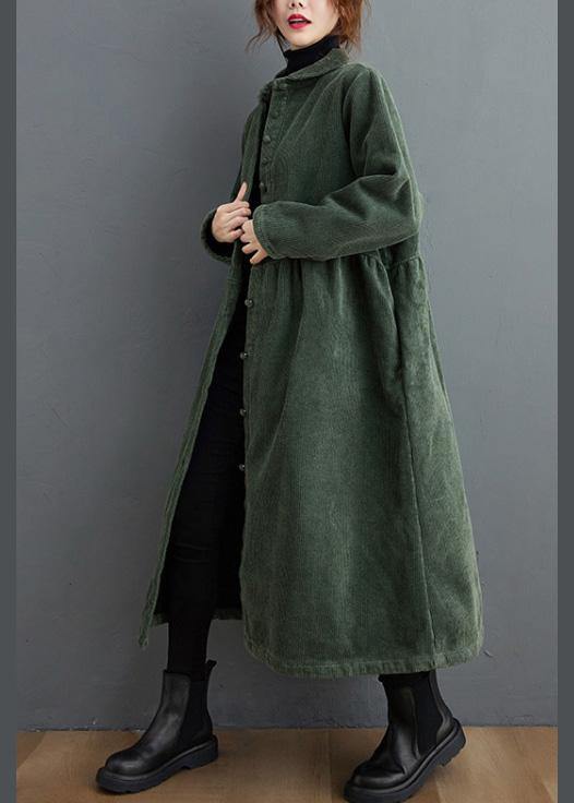 Lune London | black and green corduroy coats Inspiration thick fitted coats for women