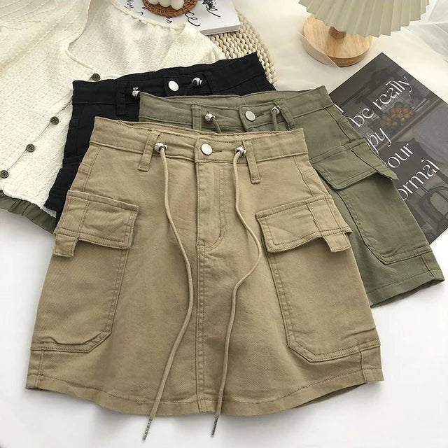 Lune London | Women's Mini Skirt with High Waist in A-Line