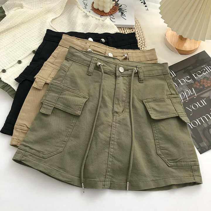 Lune London | Women's Mini Skirt with High Waist in A-Line