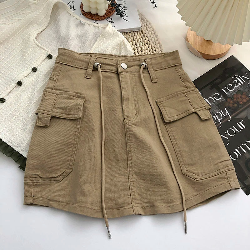 Lune London | Women's Mini Skirt with High Waist in A-Line