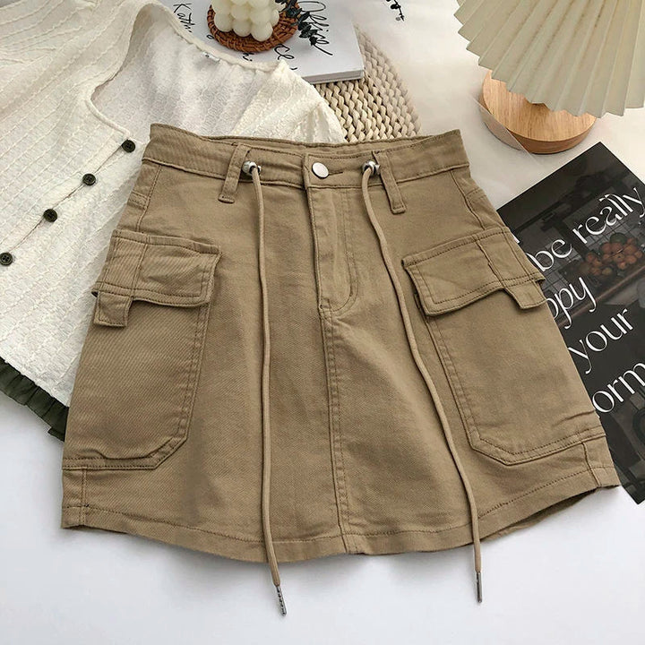 Lune London | Women's Mini Skirt with High Waist in A-Line