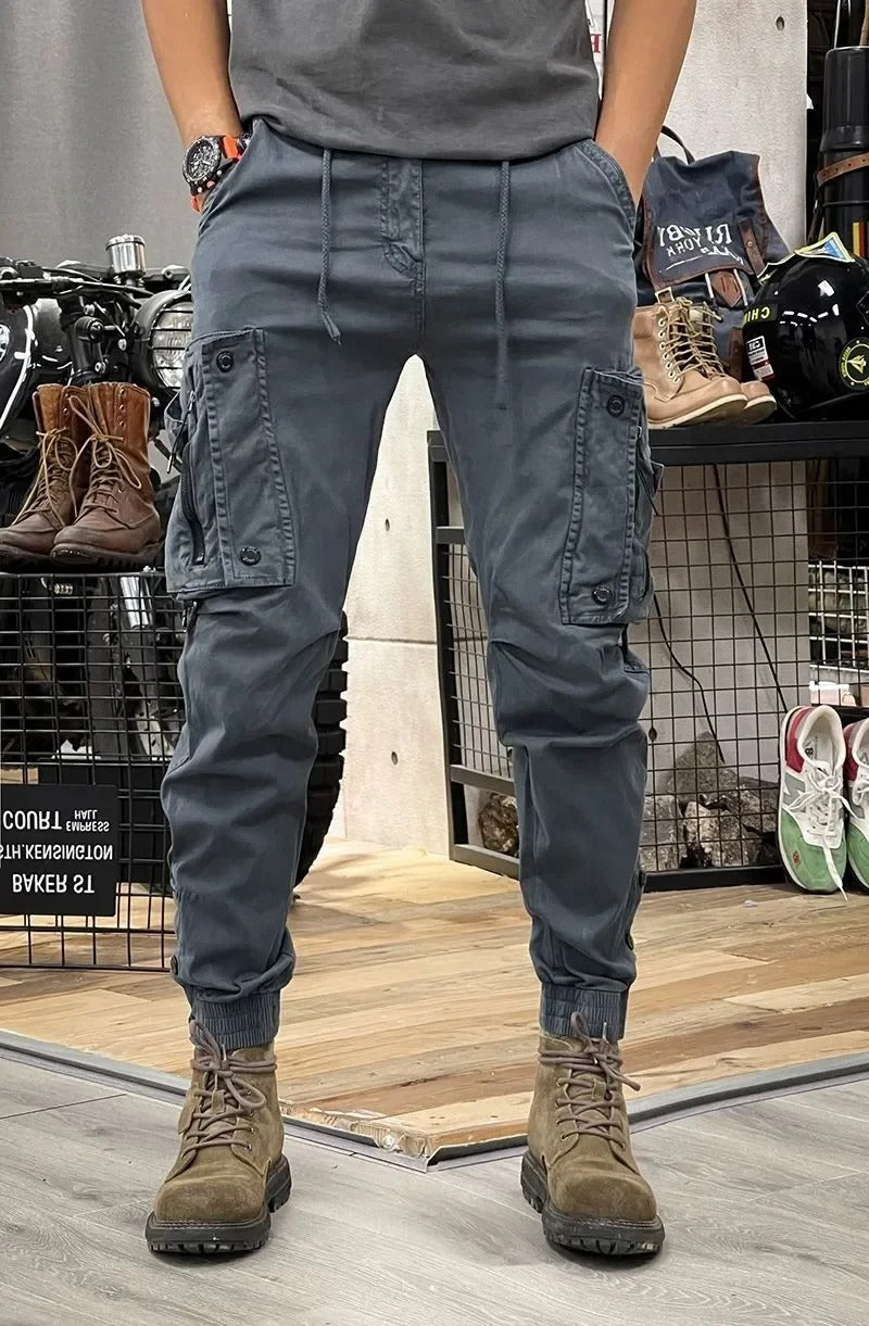 Lune London | Stretch Cargo Pants with Pockets