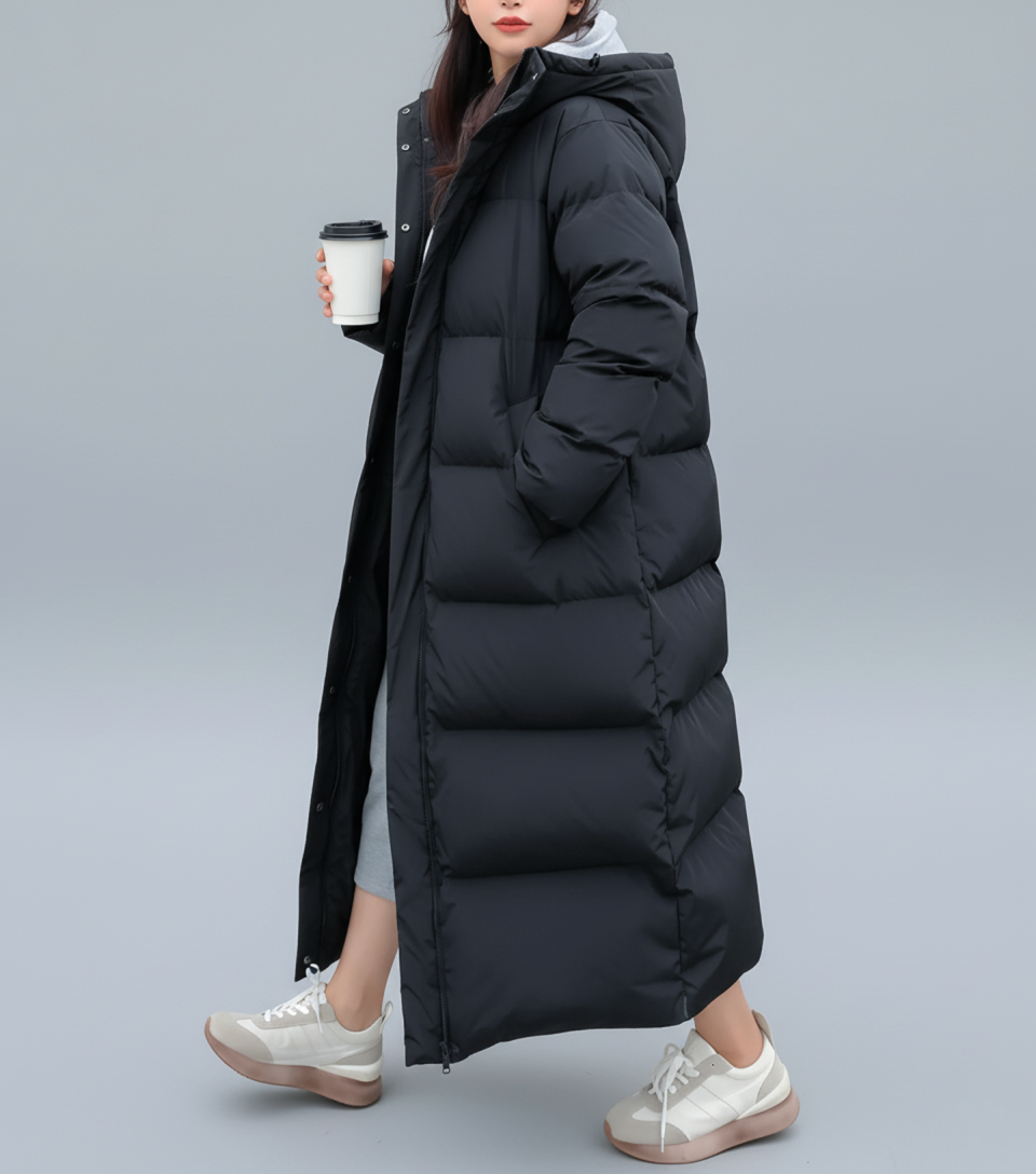 Lune London | Longer Ladies Down Coat Plus Sizes