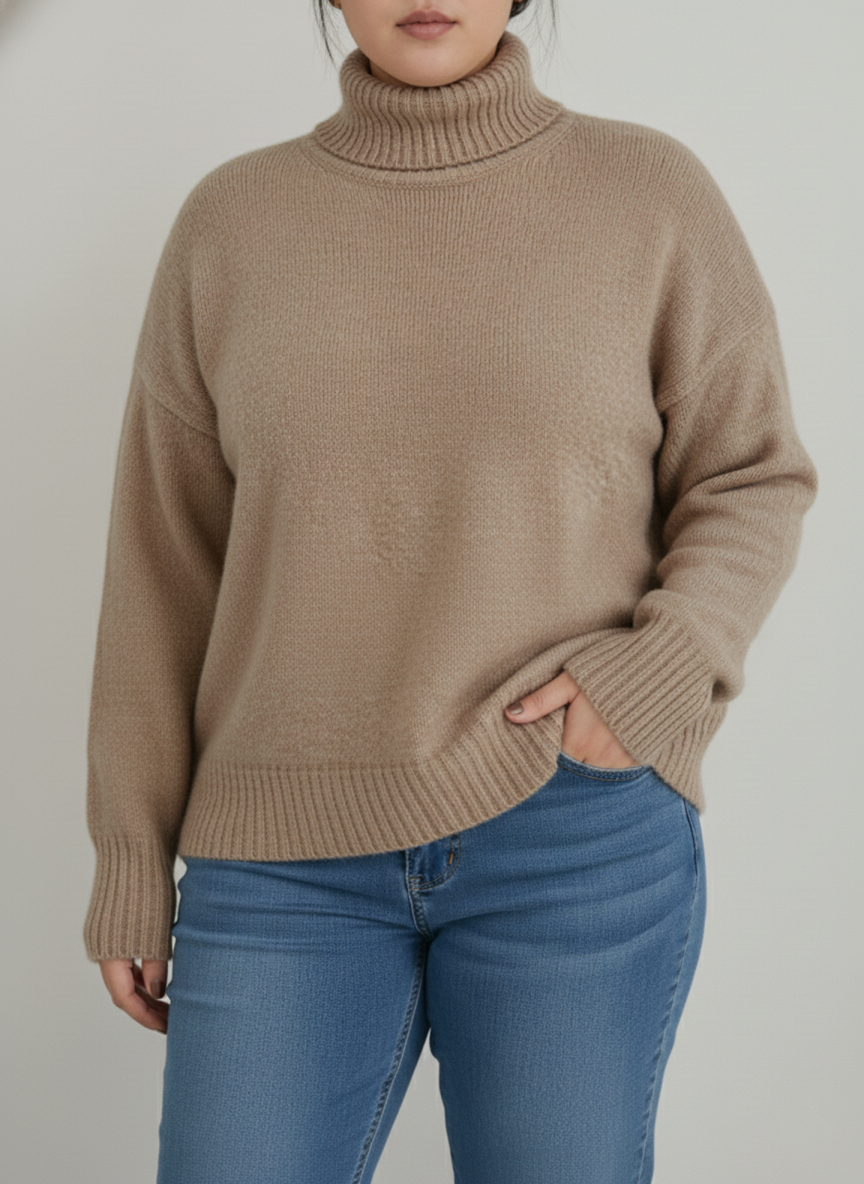 Lune London | Women's Turtleneck Sweater Plus Sizes