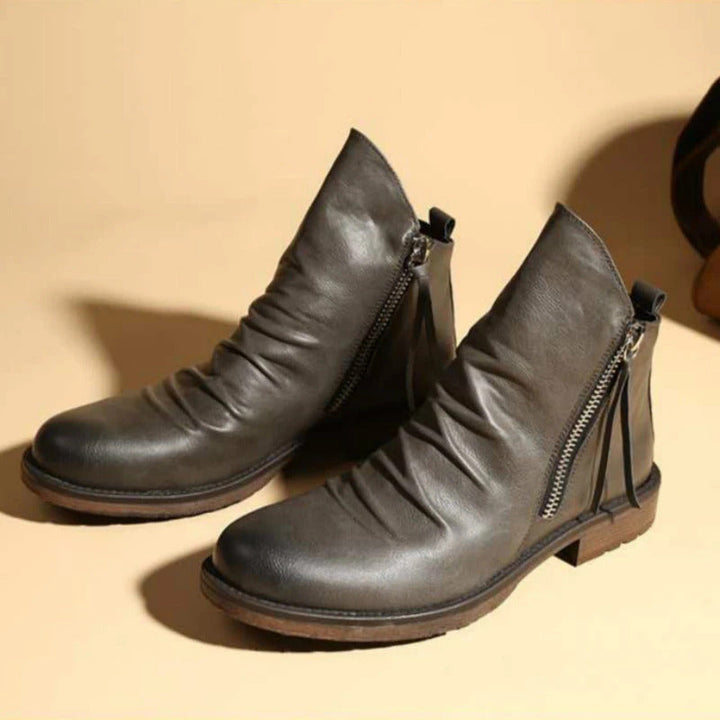 Lune London | Casual Autumn Stylish Boots with Zipper for Men