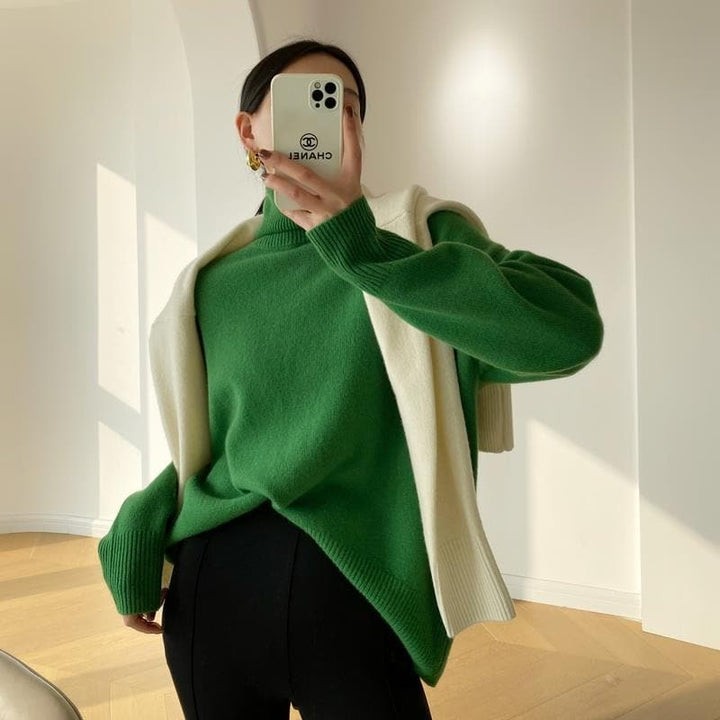 Lune London | Knit Sweater - Turtleneck - Casual Fit - Soft and Warm - Long Sleeves