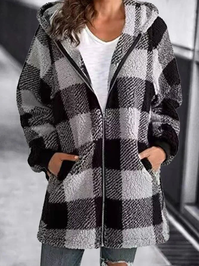 Lune London | Oversized checkered coat