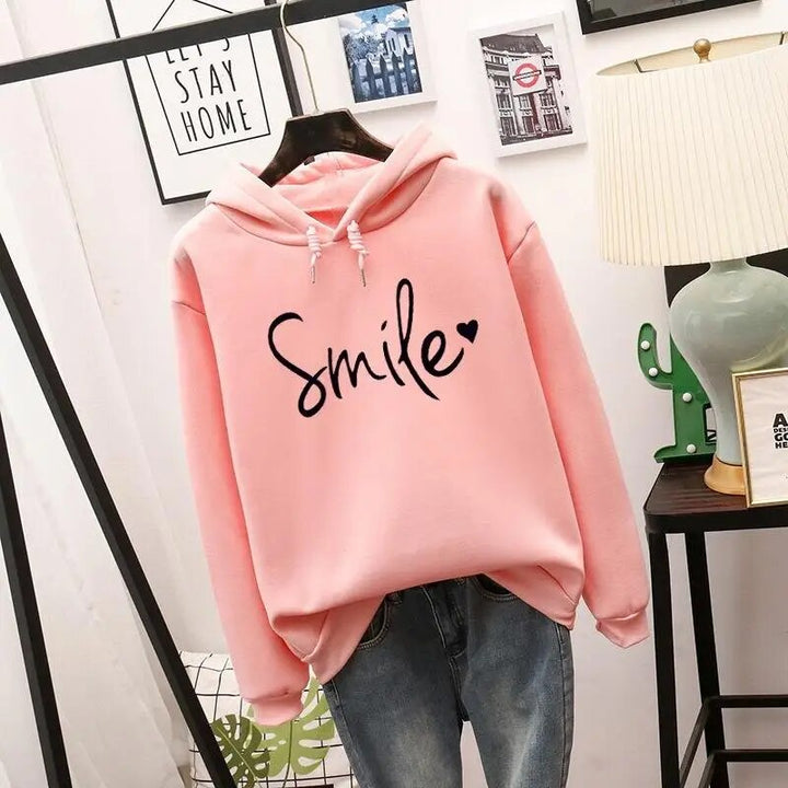 Lune London | Casual Cut Smile Hoodie for Women
