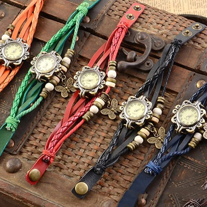 Lune London | Women's Accessory Watch with Vintage Flower Bracelet