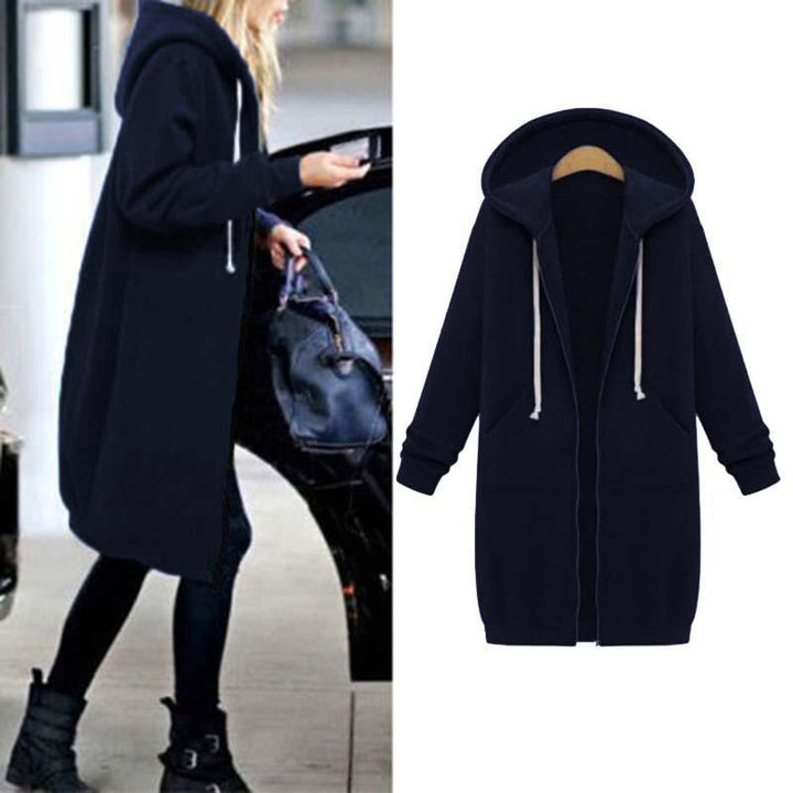 Lune London | Chic Long Sweatshirt Jacket