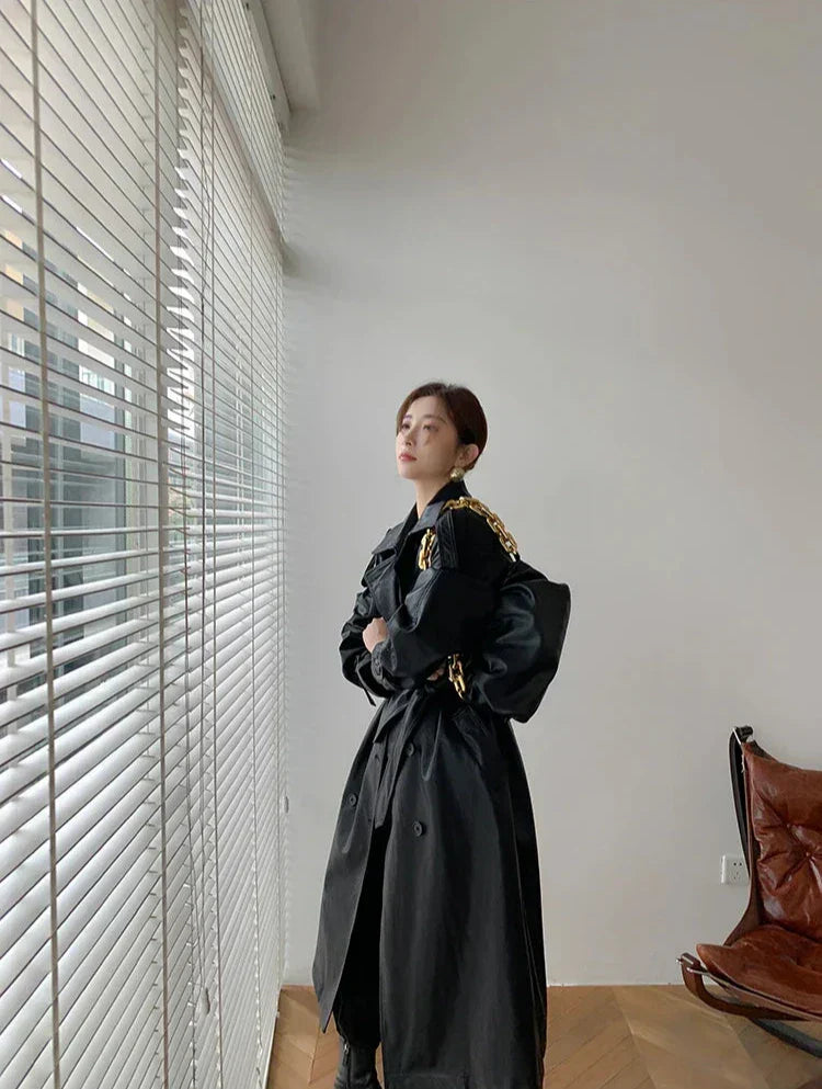 Lune London | Women's jacket - Timeless leather look with elegant details