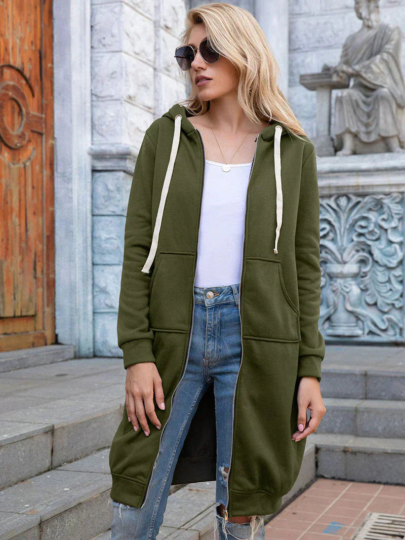 Lune London | Chic Long Sweatshirt Jacket