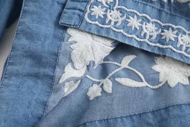 Lune London | Denim Bloom Cardi