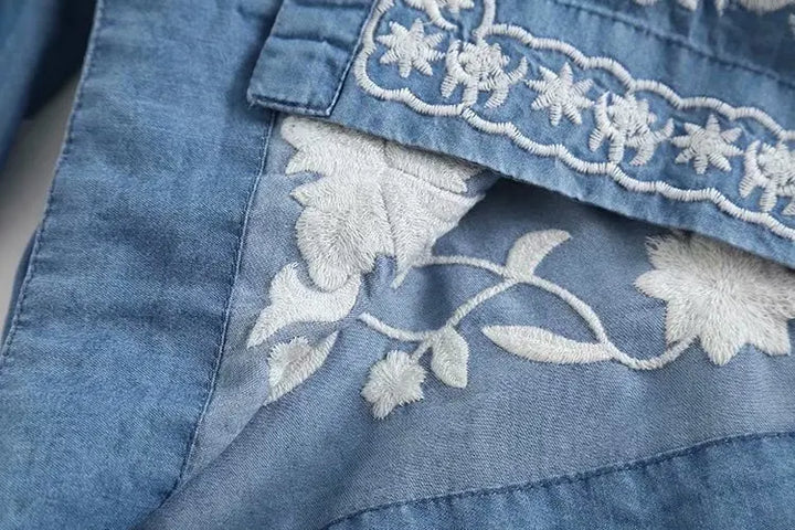 Lune London | Denim Bloom Cardi