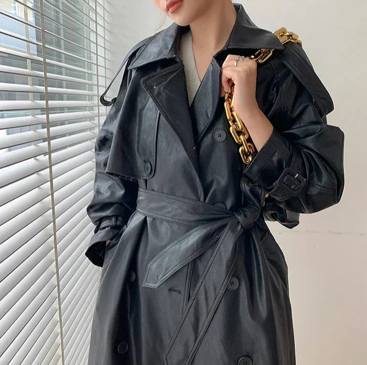 Lune London | Women's jacket - Timeless leather look with elegant details