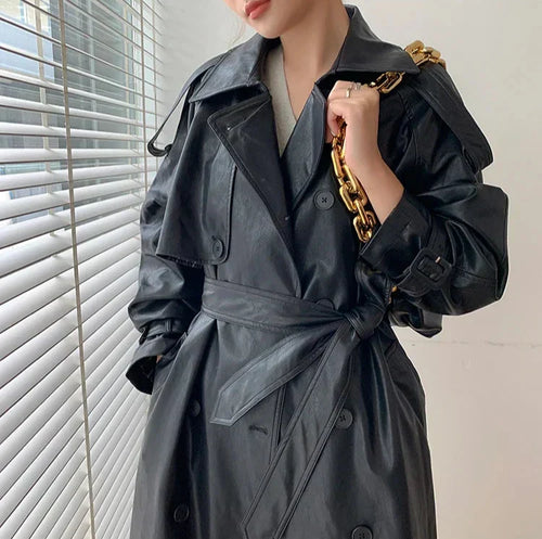 Lune London | Women's jacket - Timeless leather look with elegant details