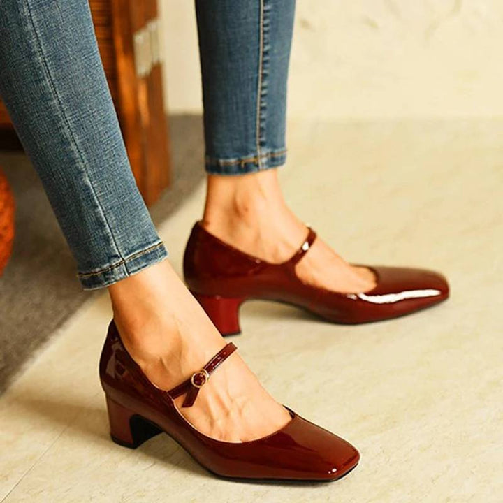 Lune London | Shoes with Shiny Block Heels