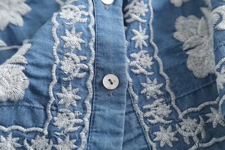 Lune London | Denim Bloom Cardi