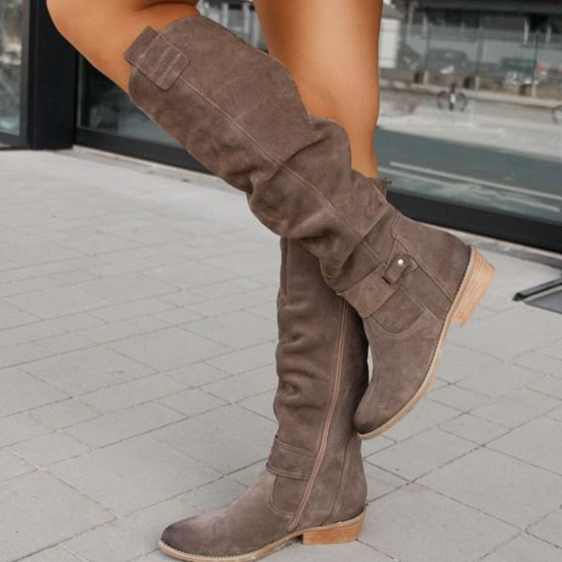 Lune London | Warm Suede Boots Comfortable Winter Shoes