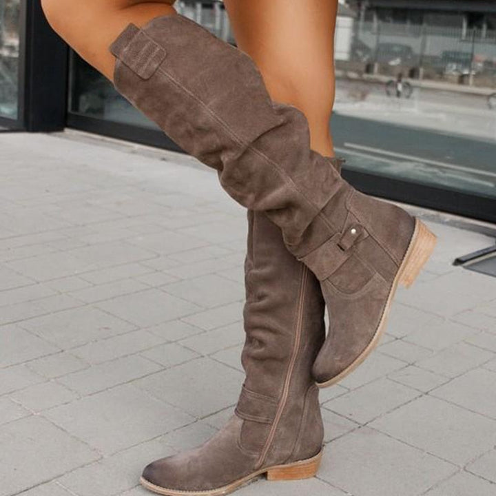 Lune London | Warm Suede Boots Comfortable Winter Shoes