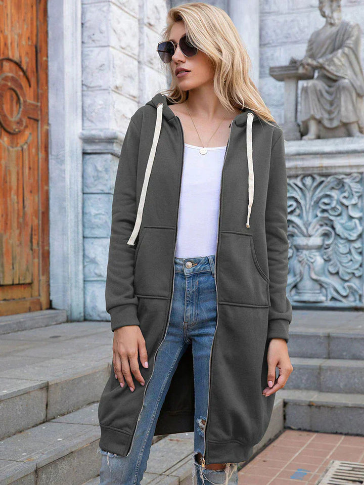 Lune London | Chic Long Sweatshirt Jacket