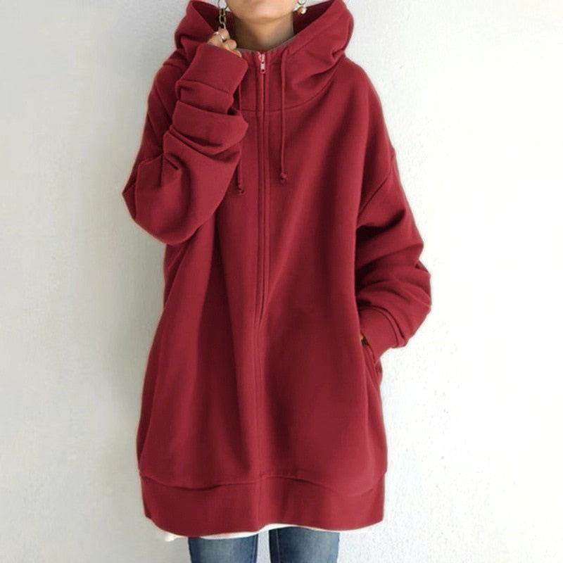 Lune London | Winter Pullover with Hood In Oversized Size