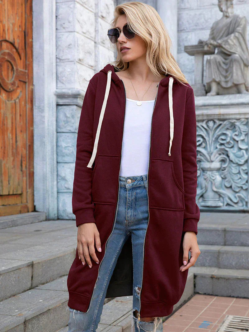 Lune London | Chic Long Sweatshirt Jacket