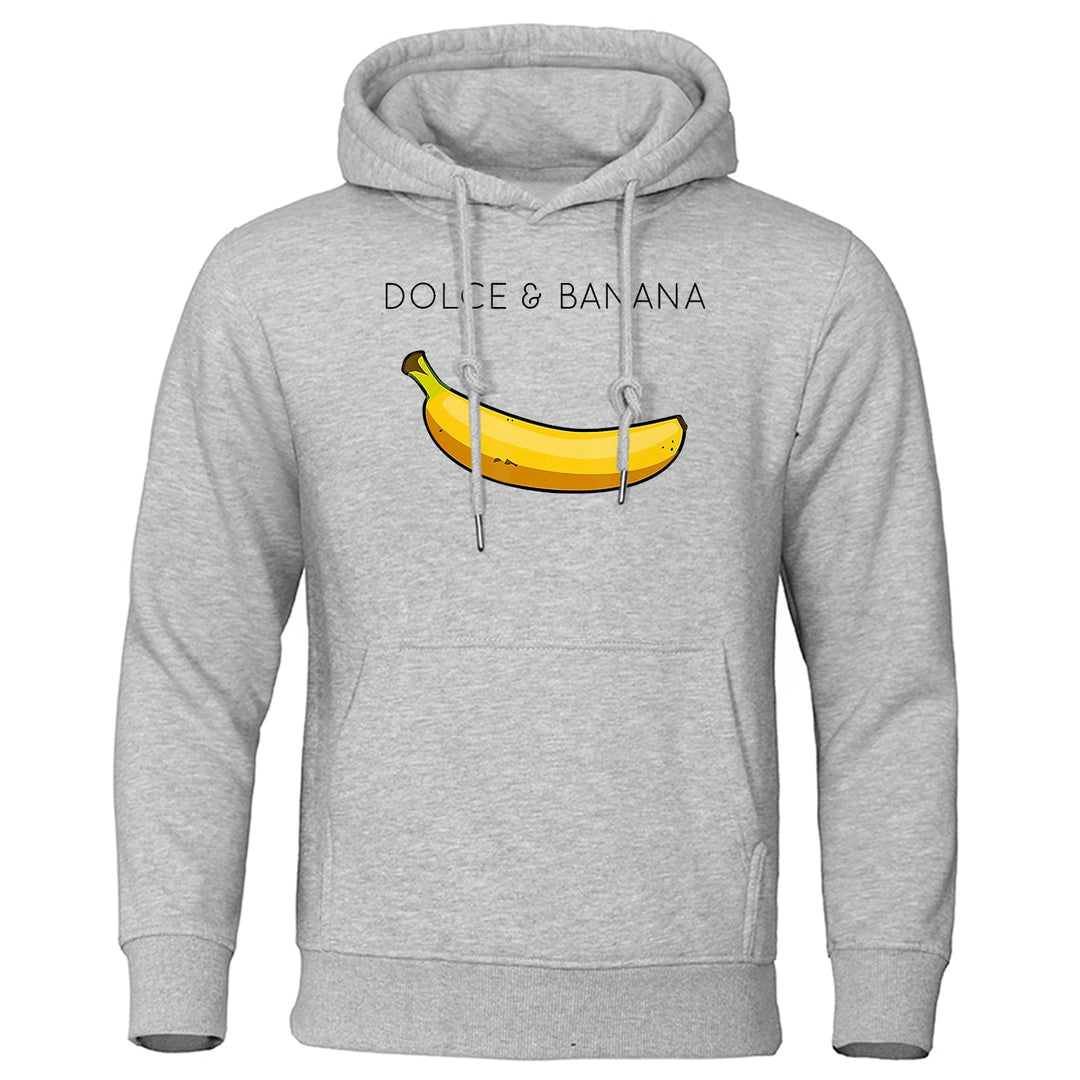 Lune London | Hooded sweatshirt with banana print