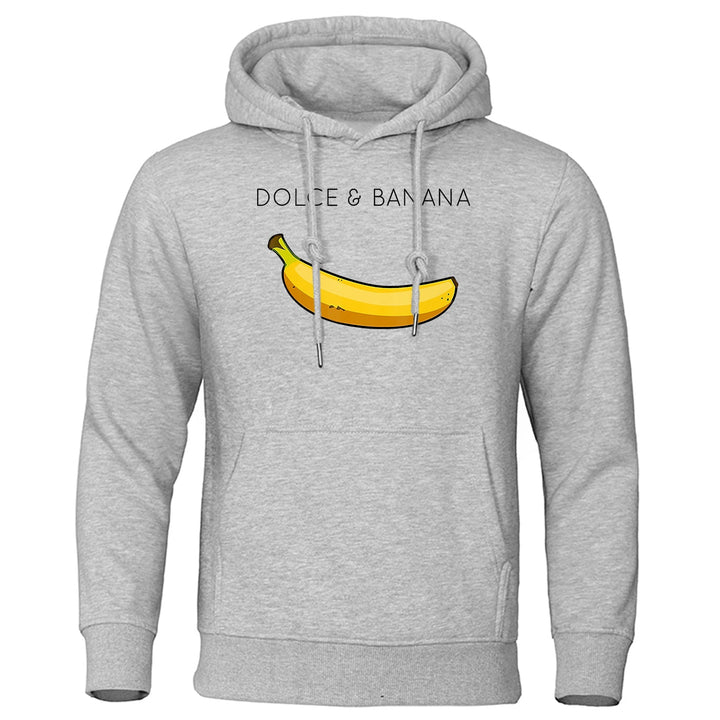 Lune London | Hooded sweatshirt with banana print