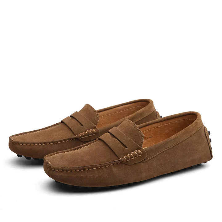 Lune London | Suede Loafers In Italian Style