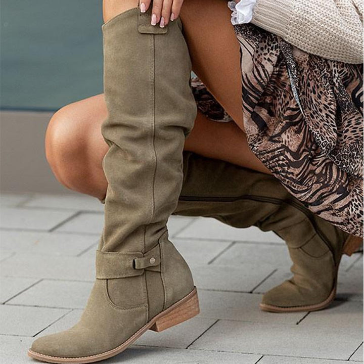 Lune London | Warm Suede Boots - Cozy Winter Shoes