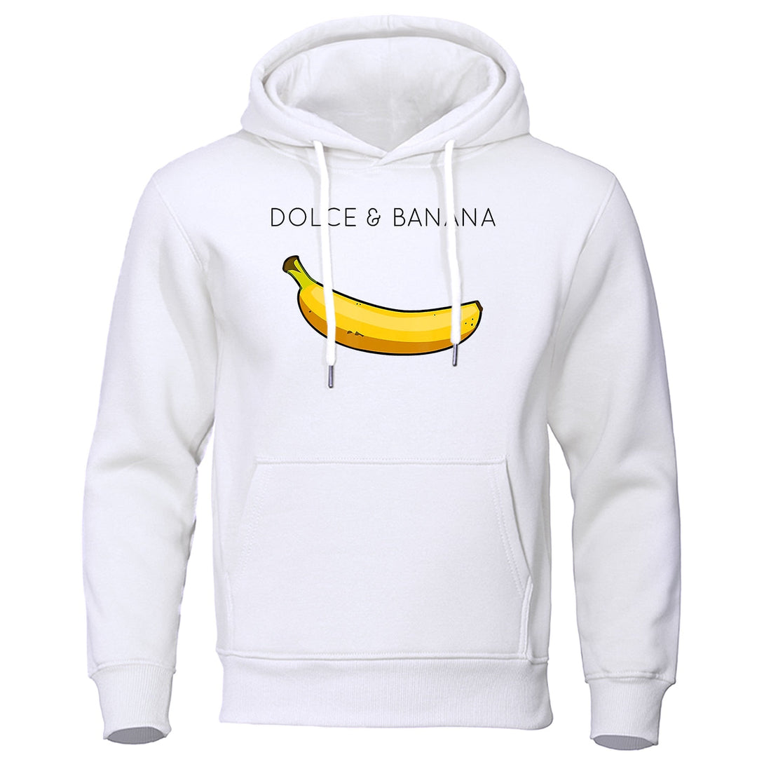 Lune London | Hooded sweatshirt with banana print