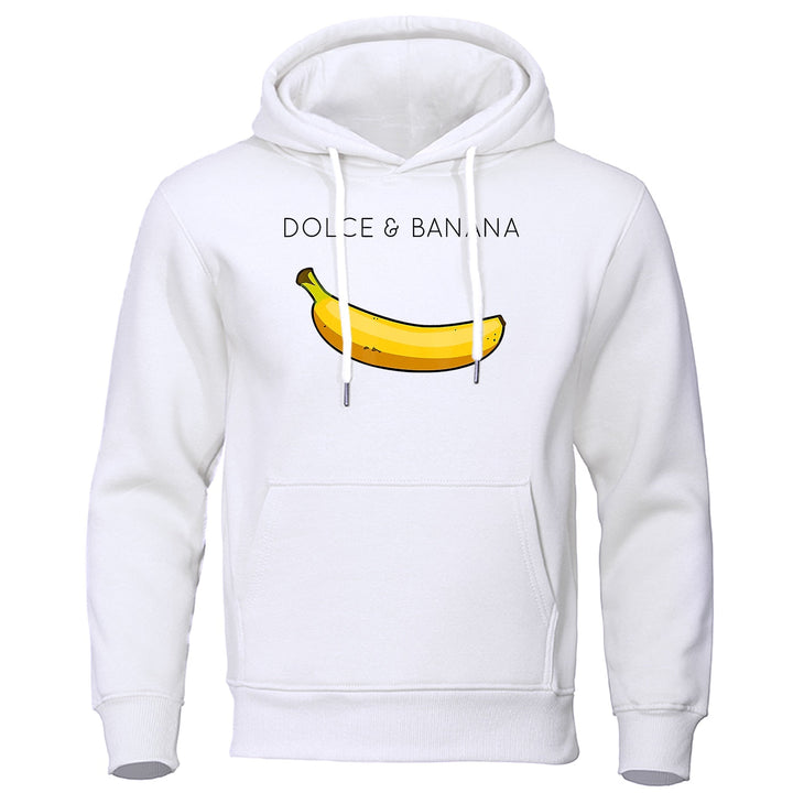 Lune London | Hooded sweatshirt with banana print