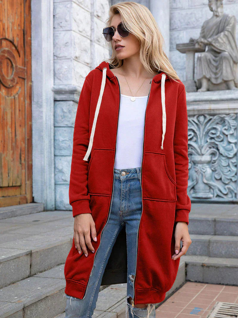 Lune London | Chic Long Sweatshirt Jacket