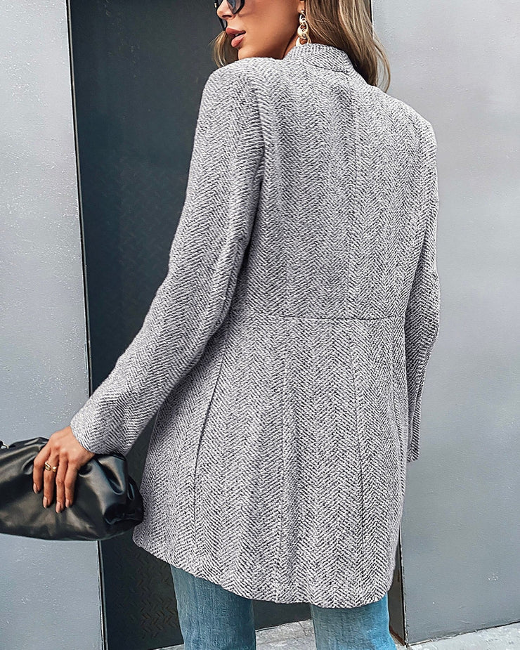 Chic und Stil | Clara  I Casual long-sleeved blazer