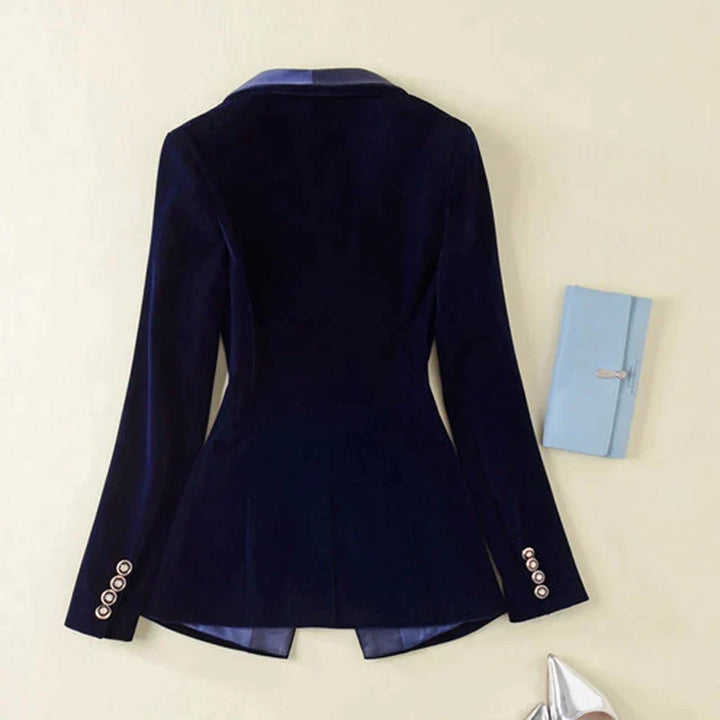 Lune London | Velvet Smoking jacket with satin lapels