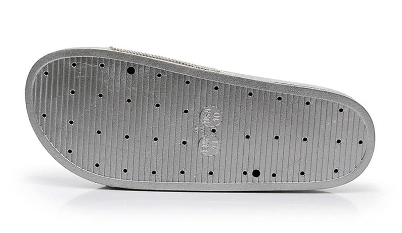 Chic und Stil | Crystal Diamond Slides with Embellishment Sandals
