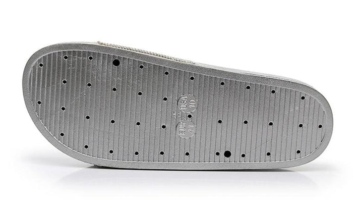 Chic und Stil | Crystal Diamond Slides with Embellishment Sandals