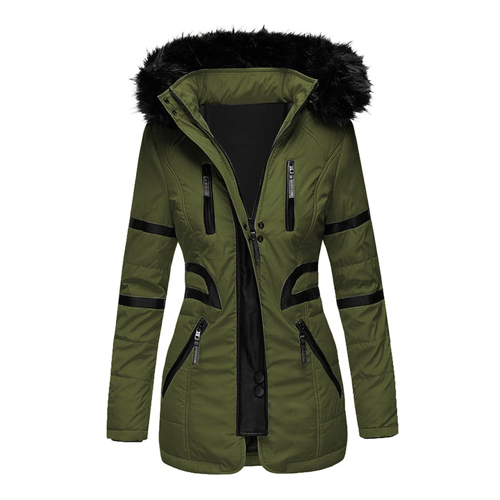 Lune London | Women's Winter Coat with Hood and Wool