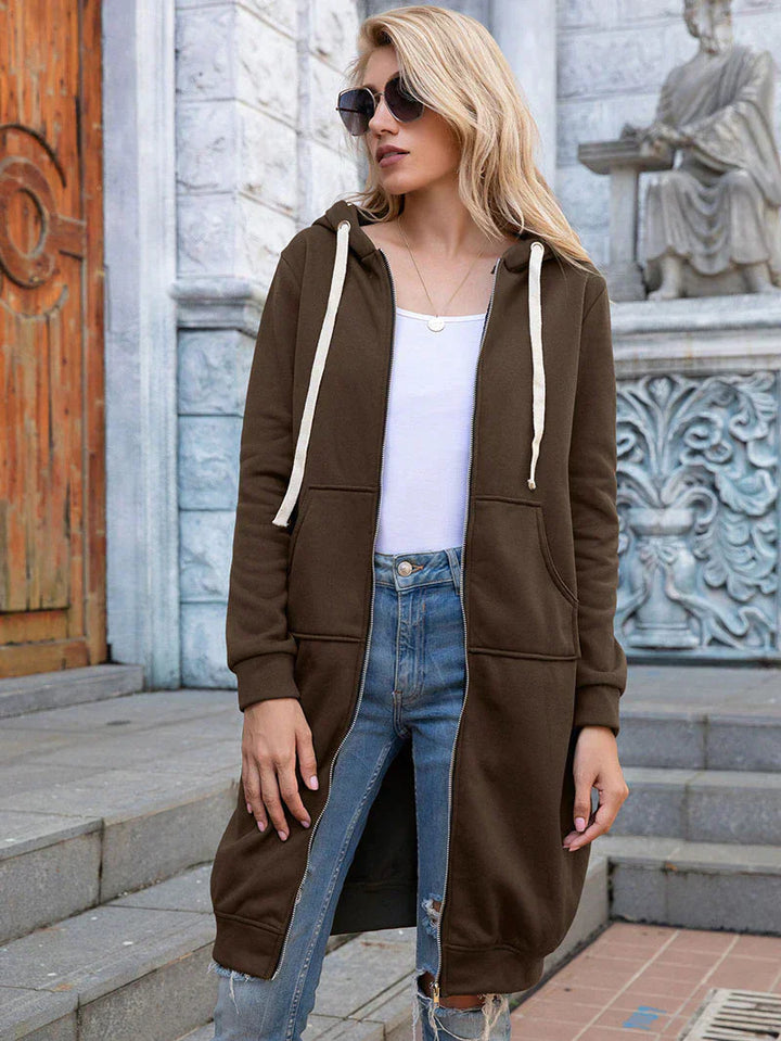 Lune London | Chic Long Sweatshirt Jacket
