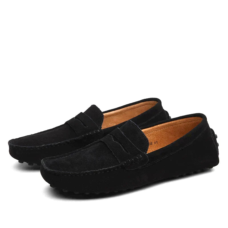 Lune London | Suede Loafers In Italian Style