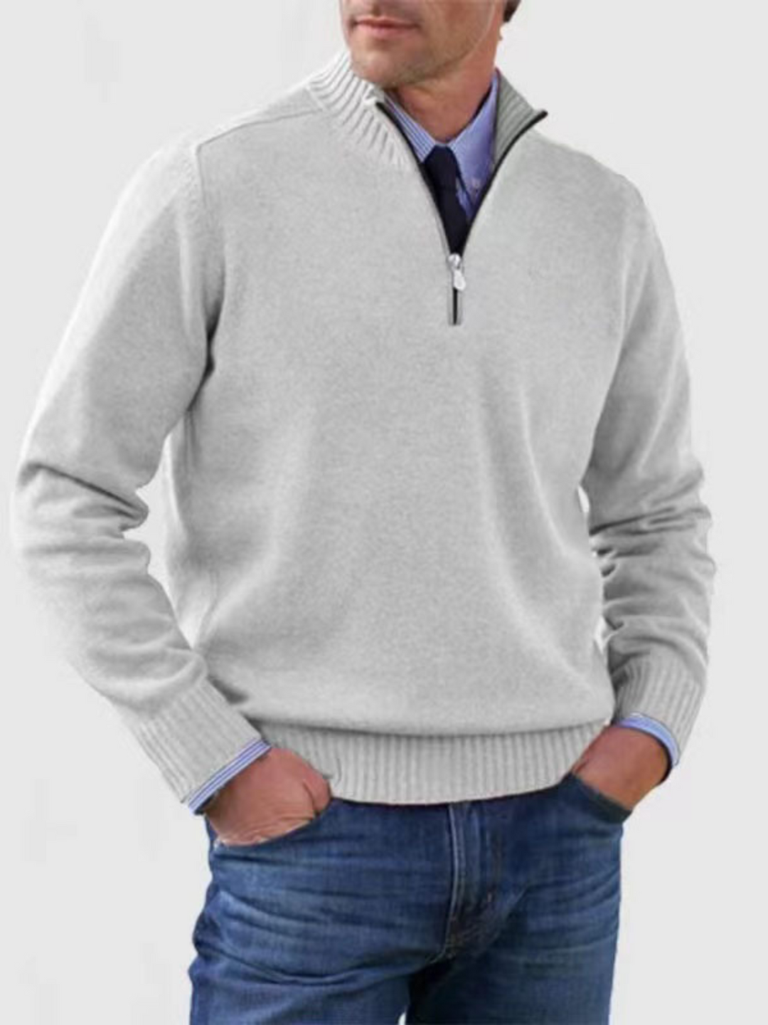 Lune London | Half-Zip Sweater for Men - Modern Fit