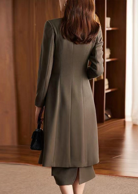 Lune London | Brown cotton double-breasted trench coats