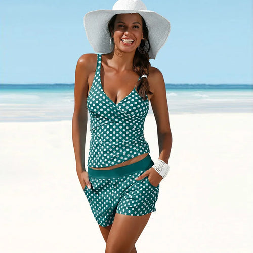 Lune London | Tankini set with polka dots for women