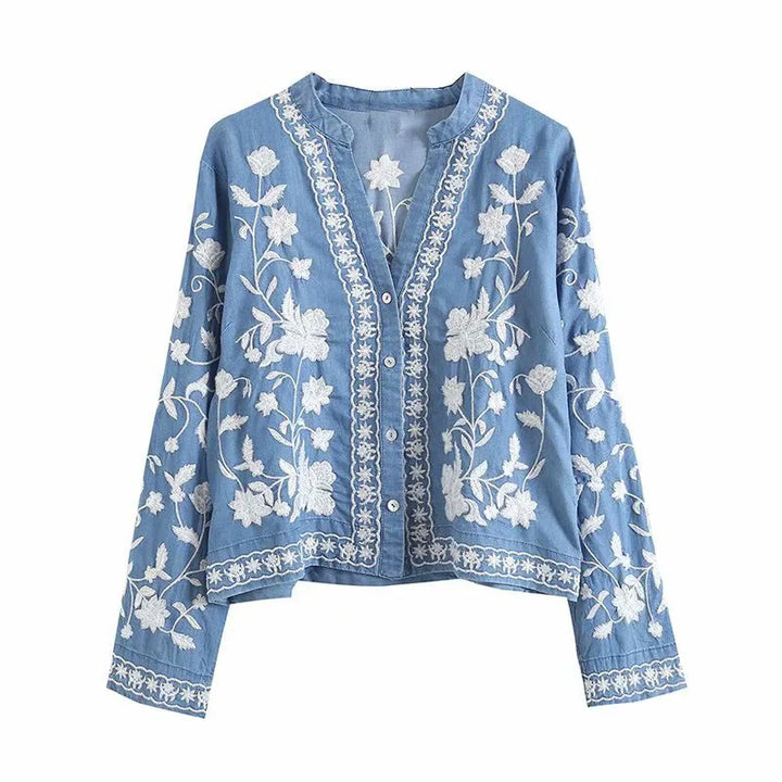 Lune London | Denim Bloom Cardi
