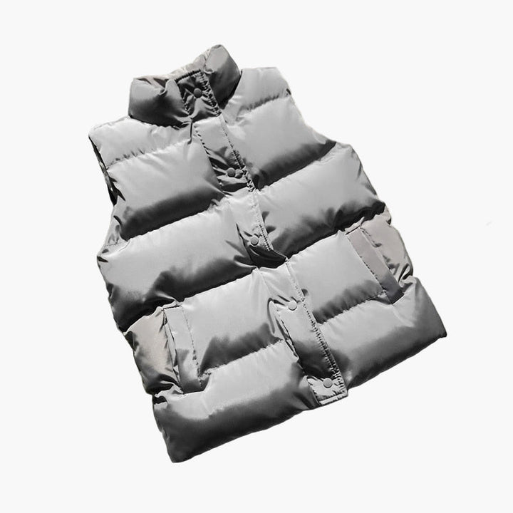 Lune London | Quilted gilet with high collar - Fashionable transitional jacket for outdoors and everyday